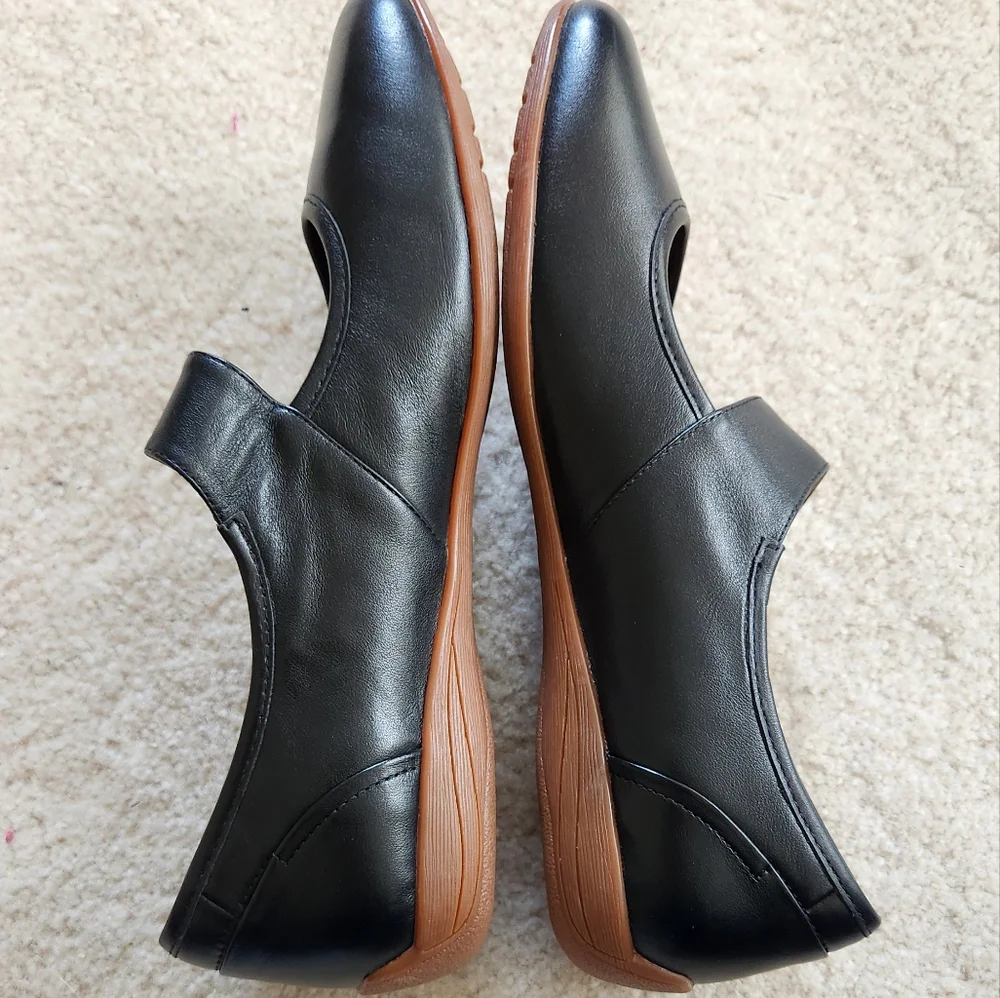 Josef Seibel Fenja 18 black leather mary jane flat comfort shoe 10-10.5 new! - Picture 8 of 9